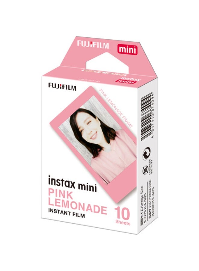 إنستاكس FUJIFILM Instax mini Pink Lemonade Film {10 Exposures} - Image 1